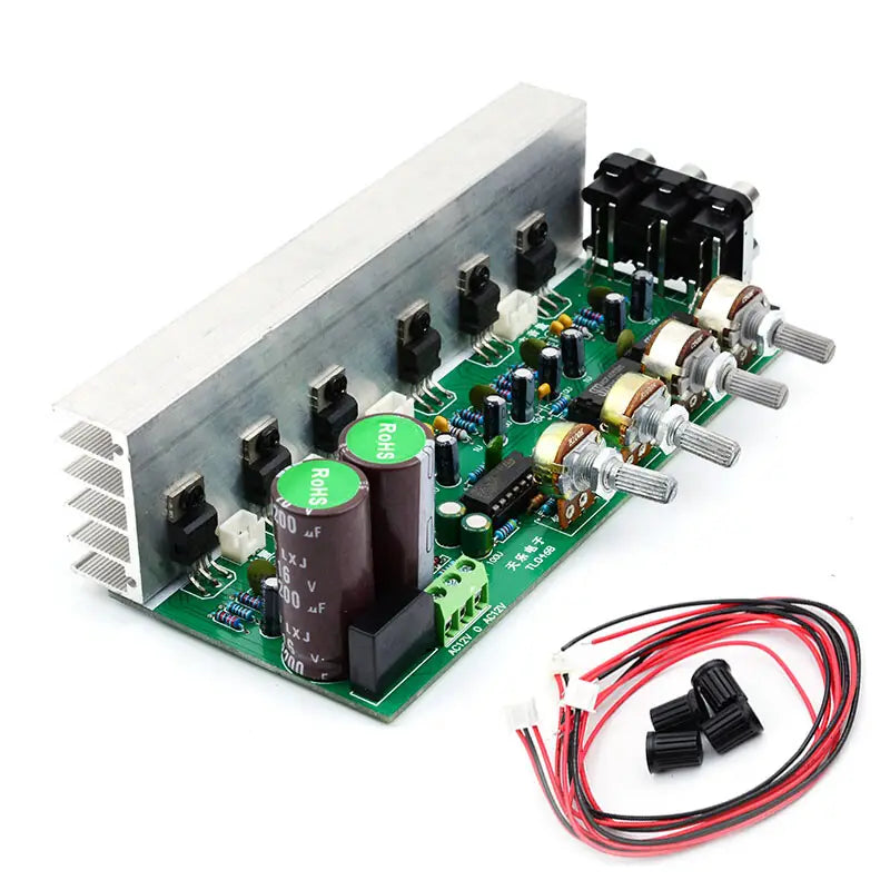6X18W TDA2030 Audio Amplifier Board 5.1 Channels Power Amplifiers Surround Center Subwoofer Power Amplifiers For Home Theater