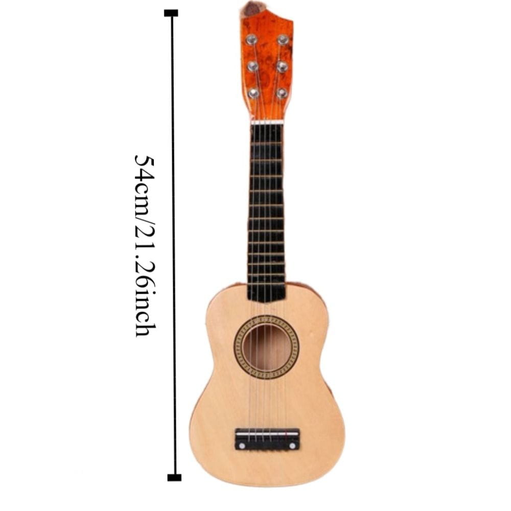 Solid Wood Children’s Guitar Classical Adjustable String Knob Children’s Instrument Toy High Sound Quality Durable