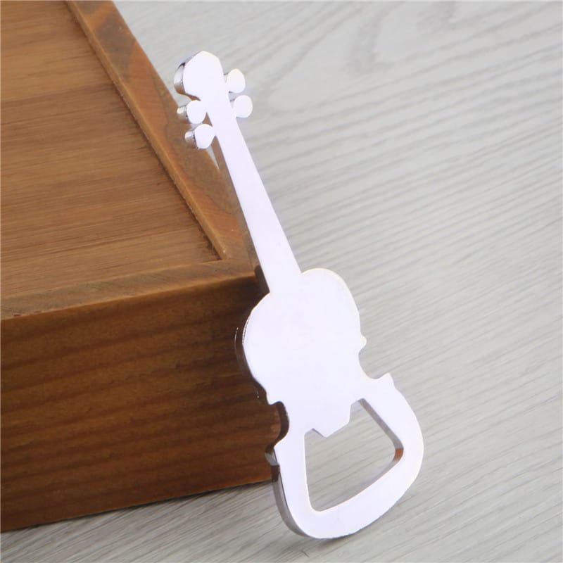 Creative Guitar Beer Bottle Opener Musical Instrument Style Activity Small Prize Gift Metal Bottle Opener