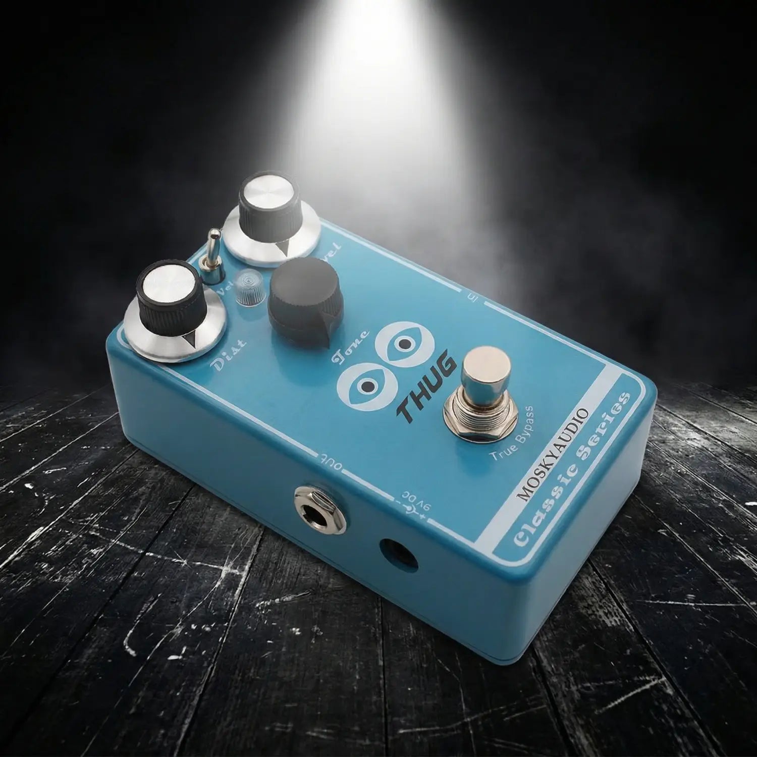 Mosky Thug Distortion Guitar Pedal: High Gain with 3 Distortion Tones,Adjustable Dist Level & Tone Control,True Bypass Switching