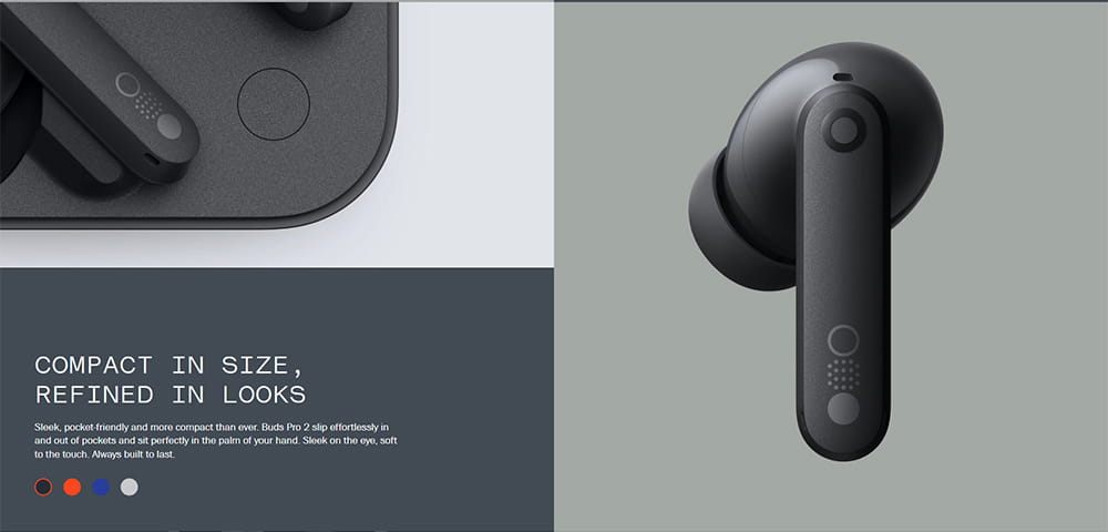 Global Verison Nothing CMF Buds Pro 2 50 dB ANC Up to 11 hrs of non-stop music HiFi sound powered by dual drivers 6 HD mics