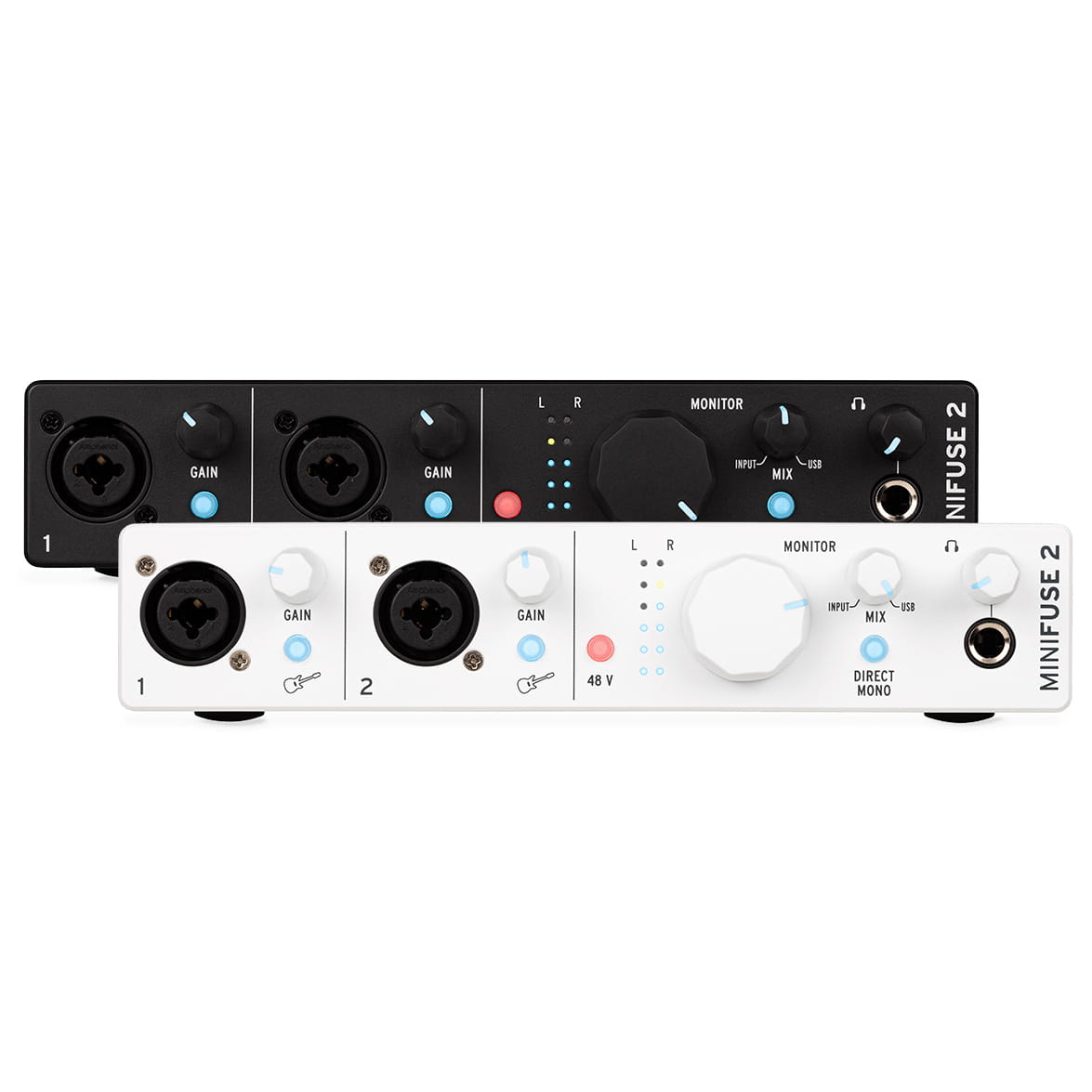 ARTURIA MiniFuse 2 professional portable 2 in / 2 out MIDI recording interface 48V fantasy power for k song and live streaming