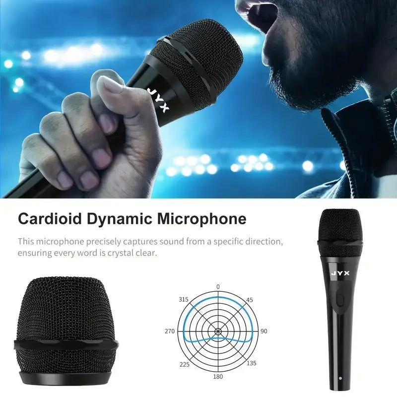 Wired Dynamic super-cardioid vocal microphone Handheld Mic For Live Vocals Karaoke mic