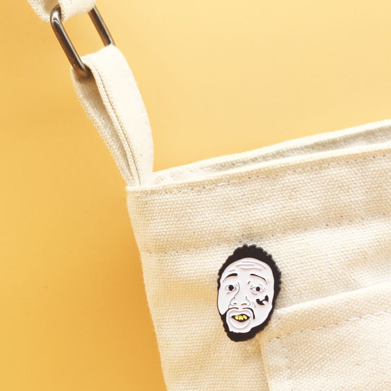 Hip-Hop Enamel Lapel Pin Rapping Music Collect Badge Jewelry Adorn Backpack Hat Collar Brooches