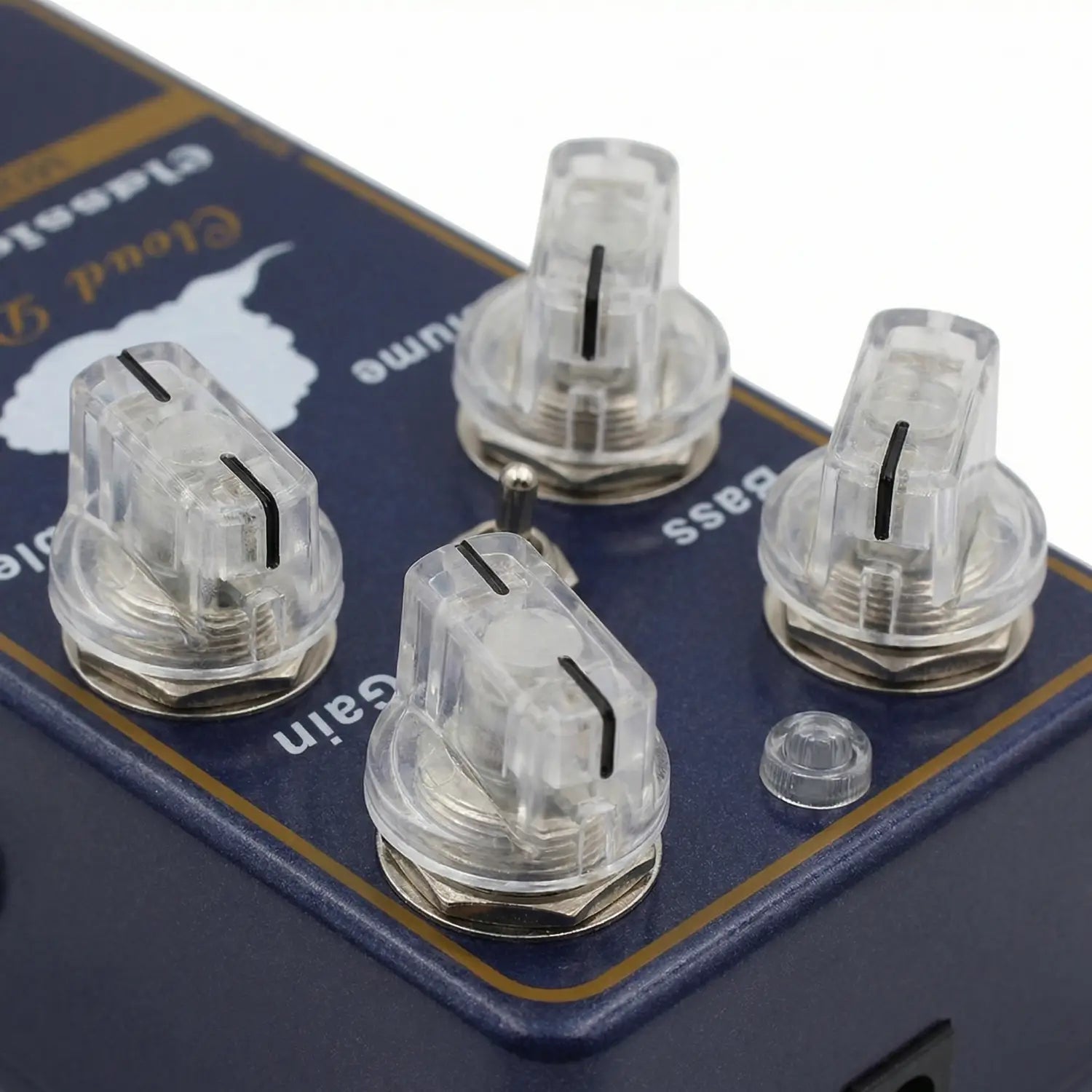 Moskyaudio Cloud Drive Classic Clean Overdrive Guitar Effect Pedal with Flexible Dual Band EQ Pre/Post Control for Guitar