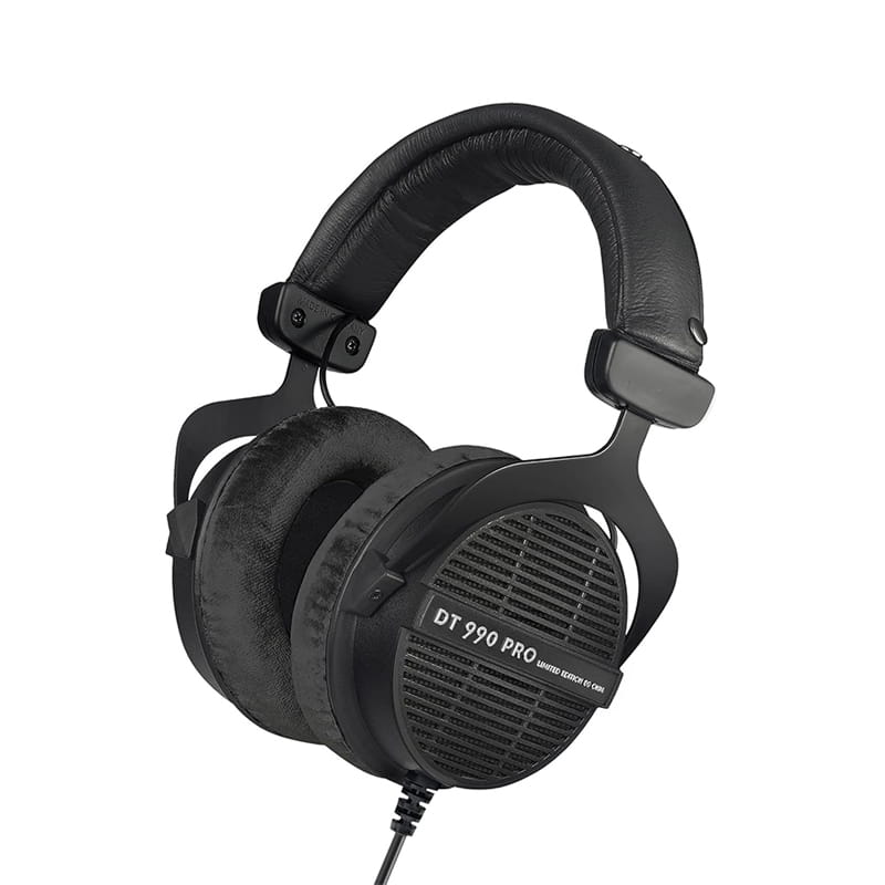 DT 990 PRO Open-Back Studio Headphones Over-Ear Audiophile Grade for Mixing Recording Music Production Earpads Included