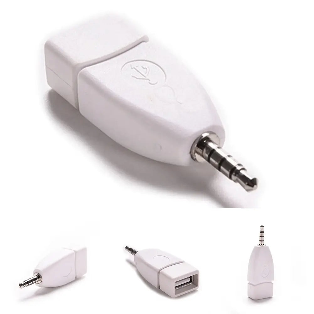 USB Female to DC3.5 Audio Converter AUX Car Audio Adapter USB Audio Adapter
