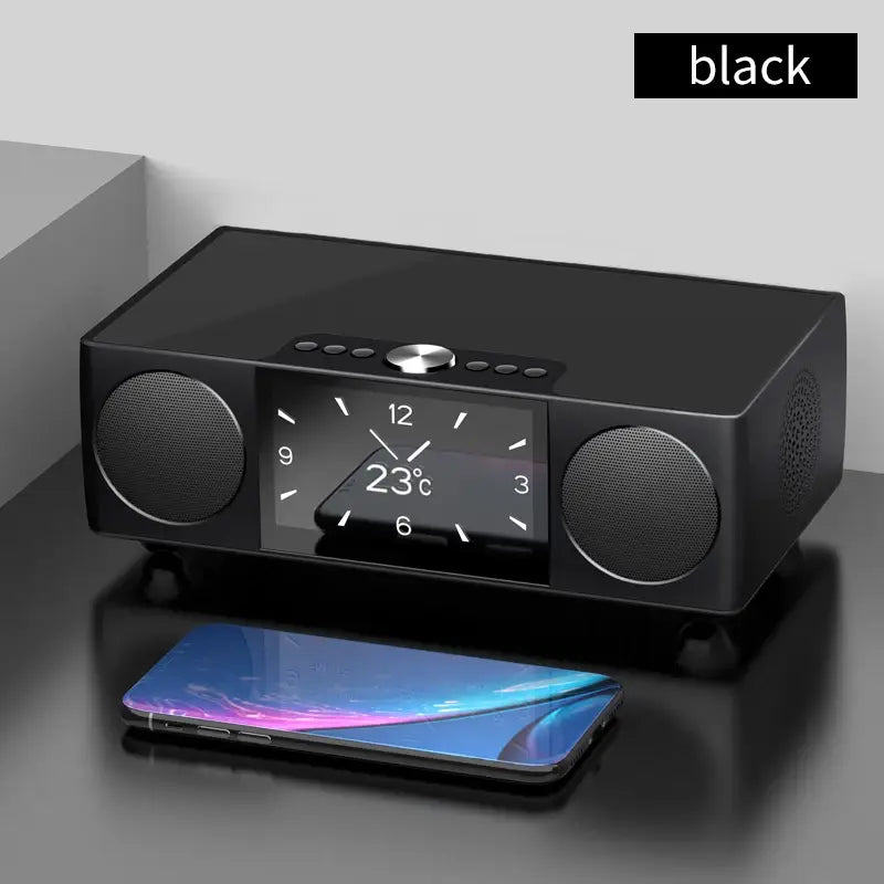 Video Bluetooth speaker Home Theater K-Song Record Sound Music System with AUX USB TF Alarm Clock Fm Radio LED Display 8000 mAh