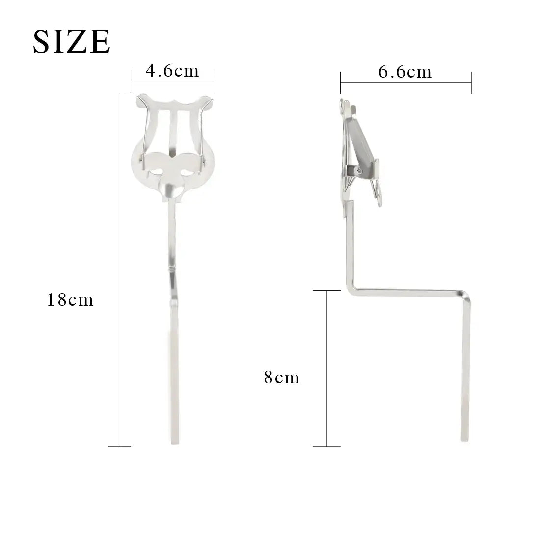 Music Stand Clarinet Trumpet Flute Winds Saxophone Baritone Portable Marching Sheet Music Stands Beginner Practice Accessory
