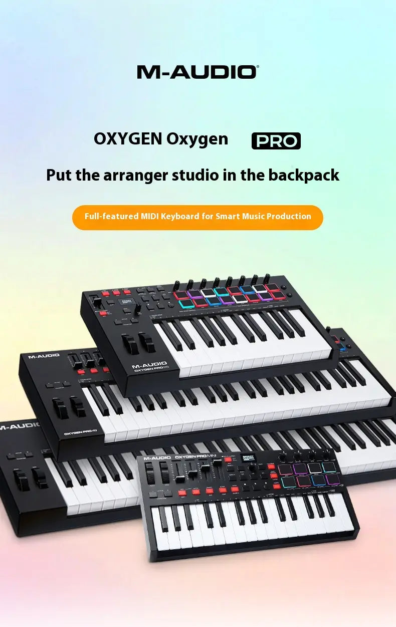 Pro 49 Key USB MIDI Controller Lightweight Plastic Keyboard for Music Orchestration Laptop Interface New Product