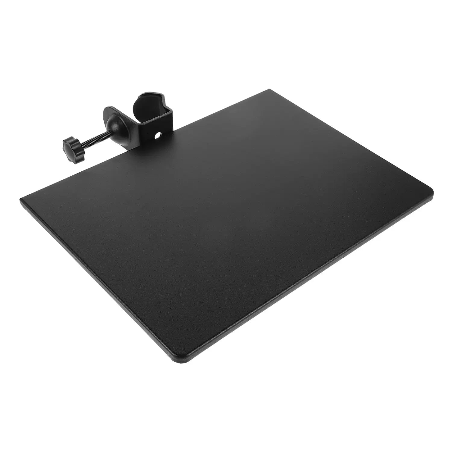 Adjustable Microphone Stand Tray Metal Clamp-on Organizer for Sound Card Mic Stand Live Streaming Karaoke Concert Sheet Music