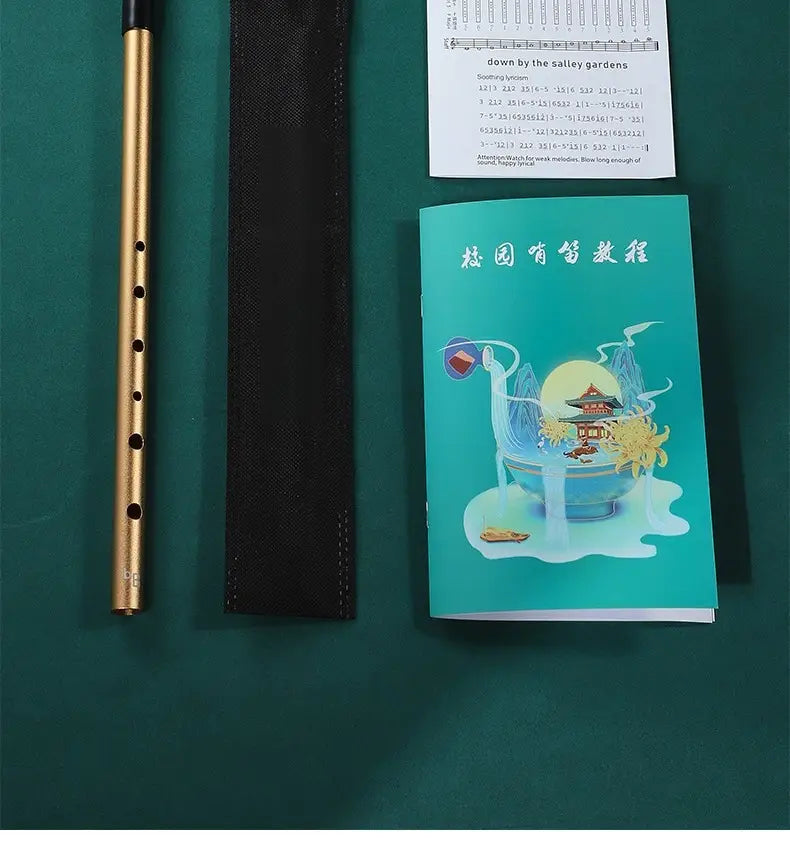 Metal Irish Whistle Portable Student Playing Recorder Professional Performance Irish Whistle Piccolo Flute Wind Music Instrument