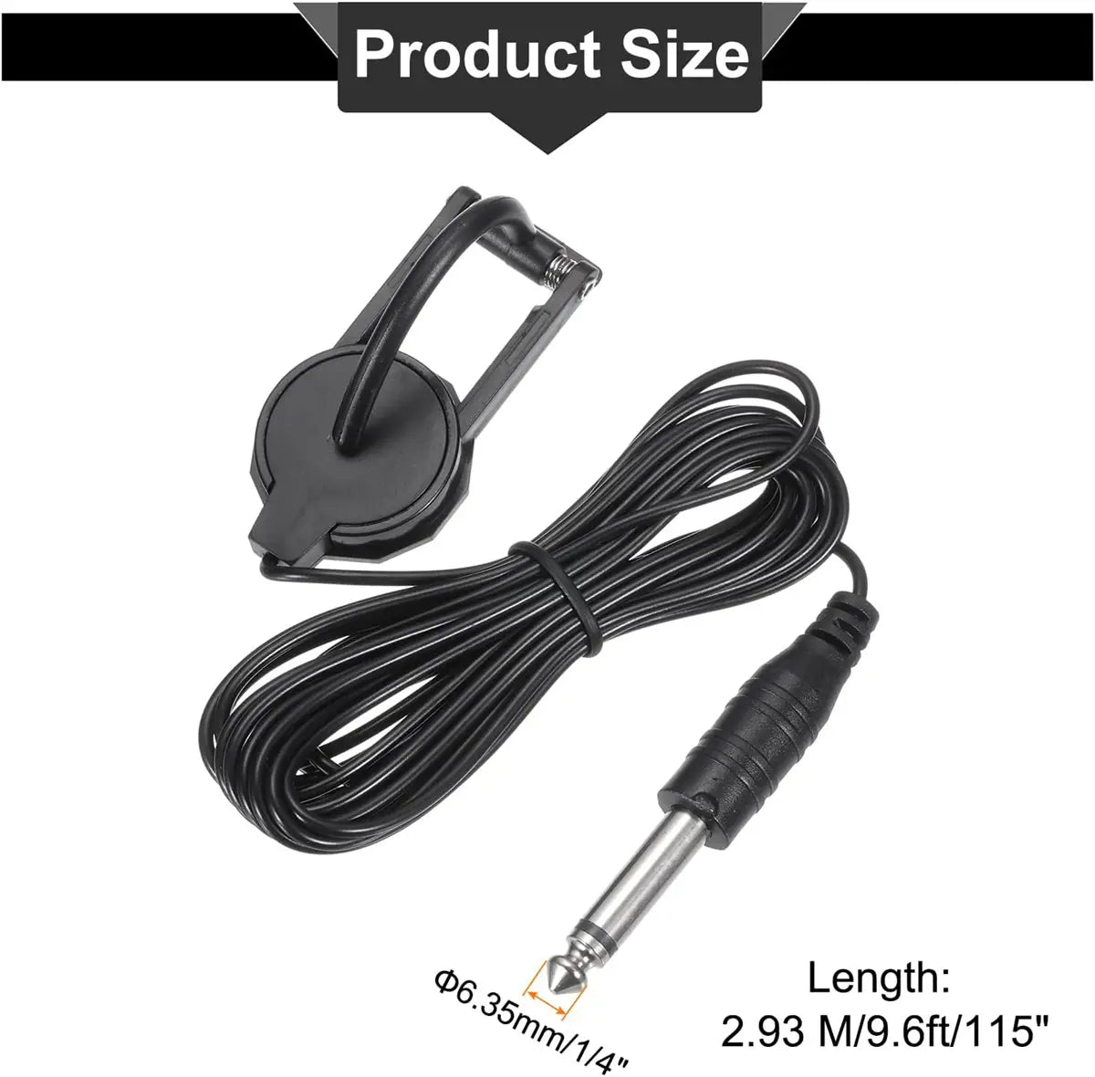 Miwayer Clip-On Pickup Must-Have String Instrument Accessory Durable Musical Instrument Accessory for Acoustic Guitar Violin,