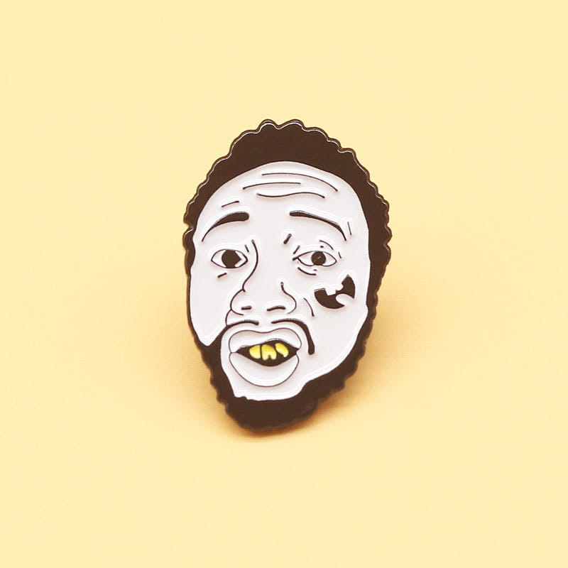 Hip-Hop Enamel Lapel Pin Rapping Music Collect Badge Jewelry Adorn Backpack Hat Collar Brooches