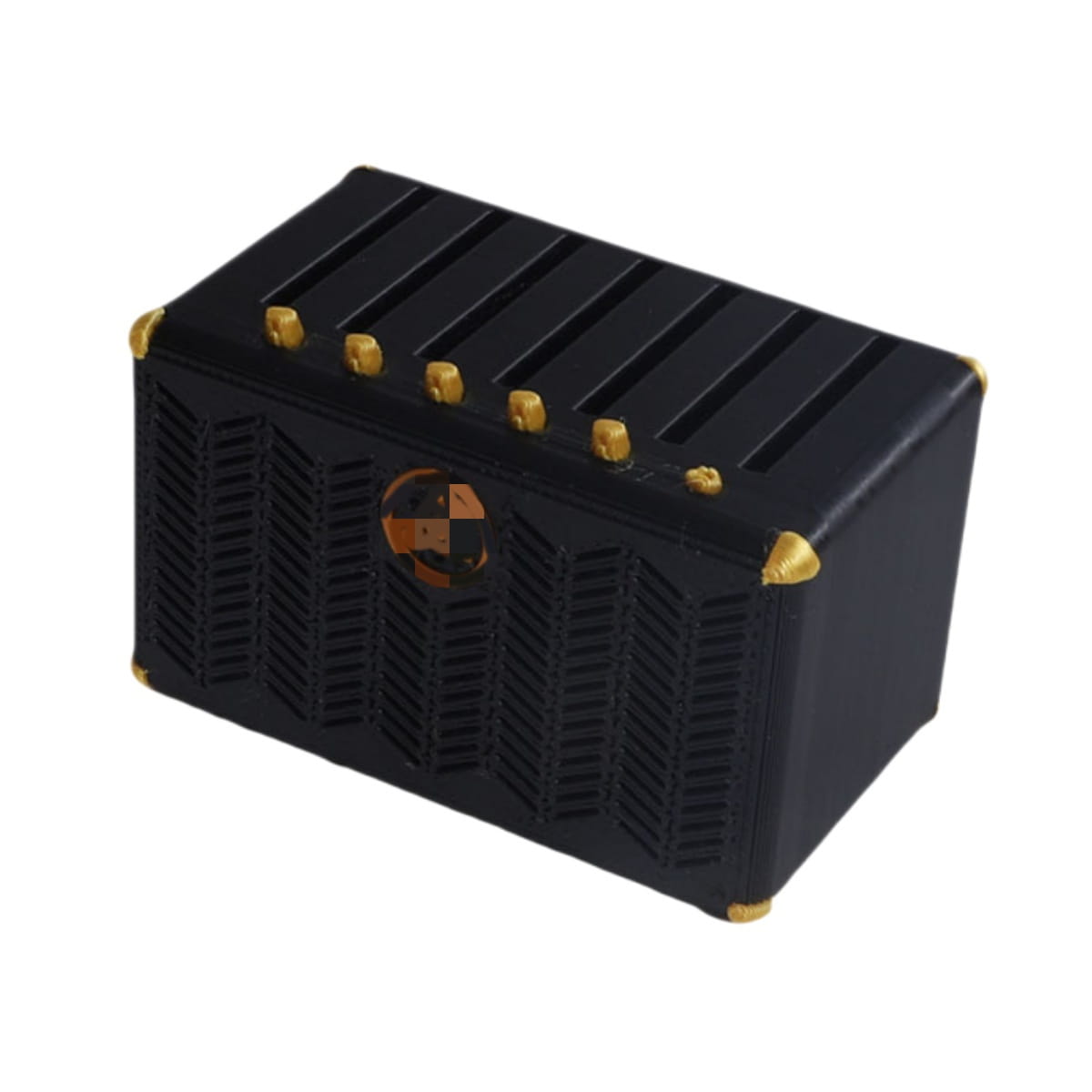 Miwayer Guitar Picks Holder Box/Amp Speaker Styled Pick Holder /for Guitar Players Music Lovers Pick Storage Box Set