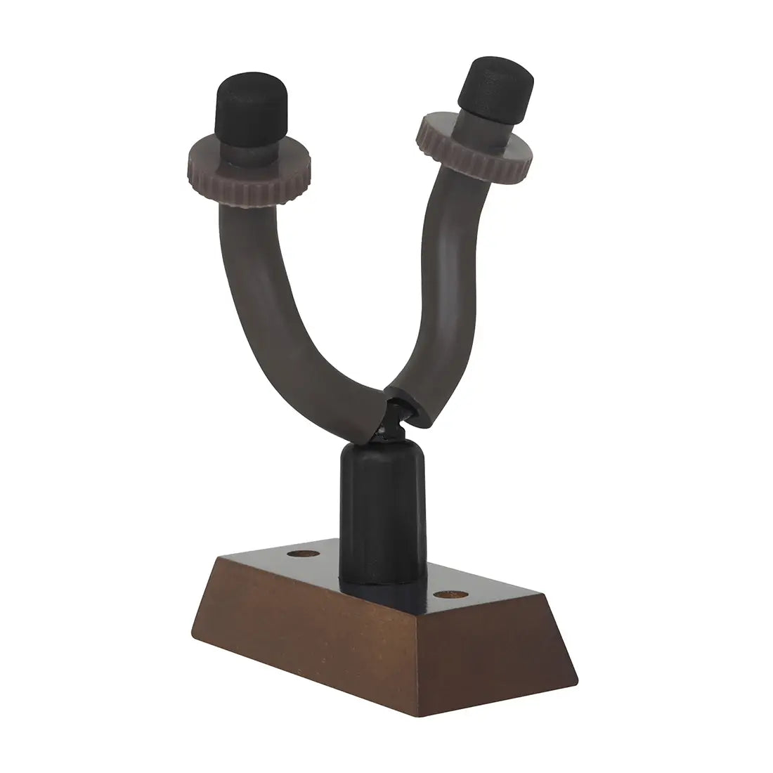 Guitar Wall Mount Hook Stand Walnut Base Metal Wall Stand Bracket for Violin Bass Ukulele Banjo Guitar Parts & Accessories