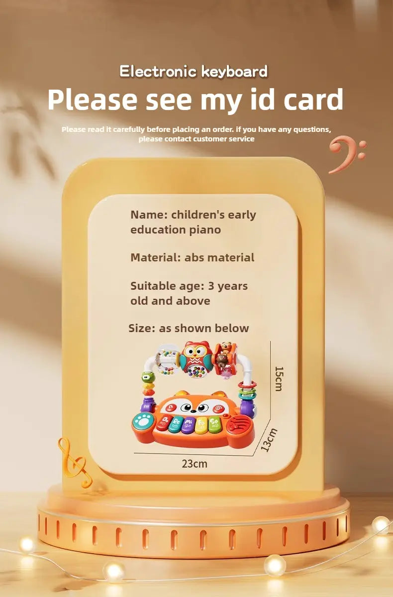 Electronic Keyboard Multifunctional Baby Mini Piano with Lights Music Toddlers Musical Instruments Educational Toys Kids Gifts