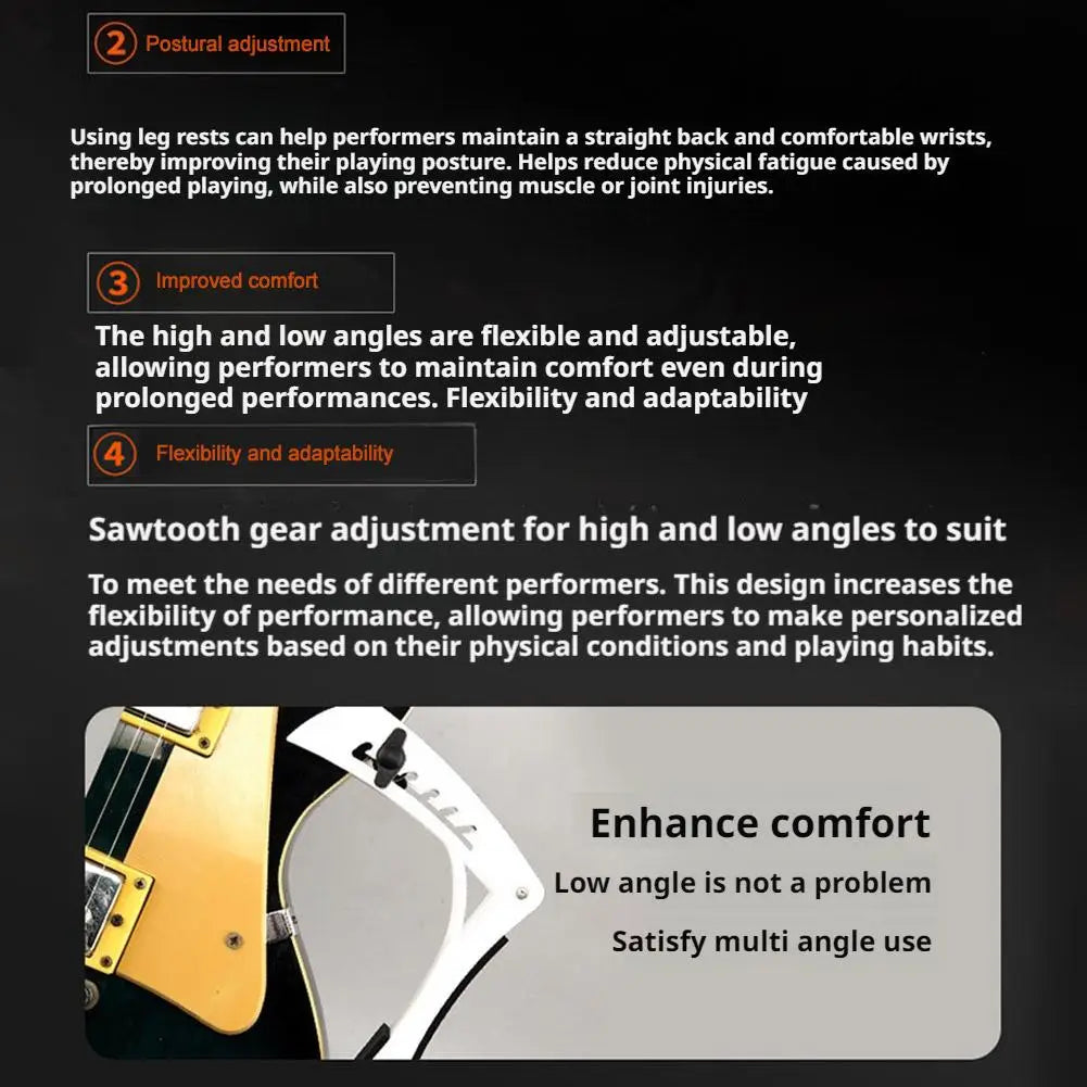 Electric Wood Guitar Leg Rest Labor-saving And Comfortable Without Damaging The Instrument One Lasting And Non-slip Easy