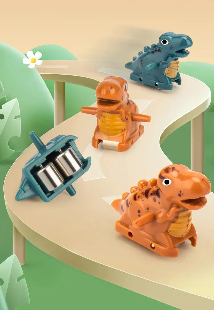 Dinosaur climbing slide music toy with 3 dinosaurs puzzle fun electric slide toy car Halloween boy and girl Christmas gift