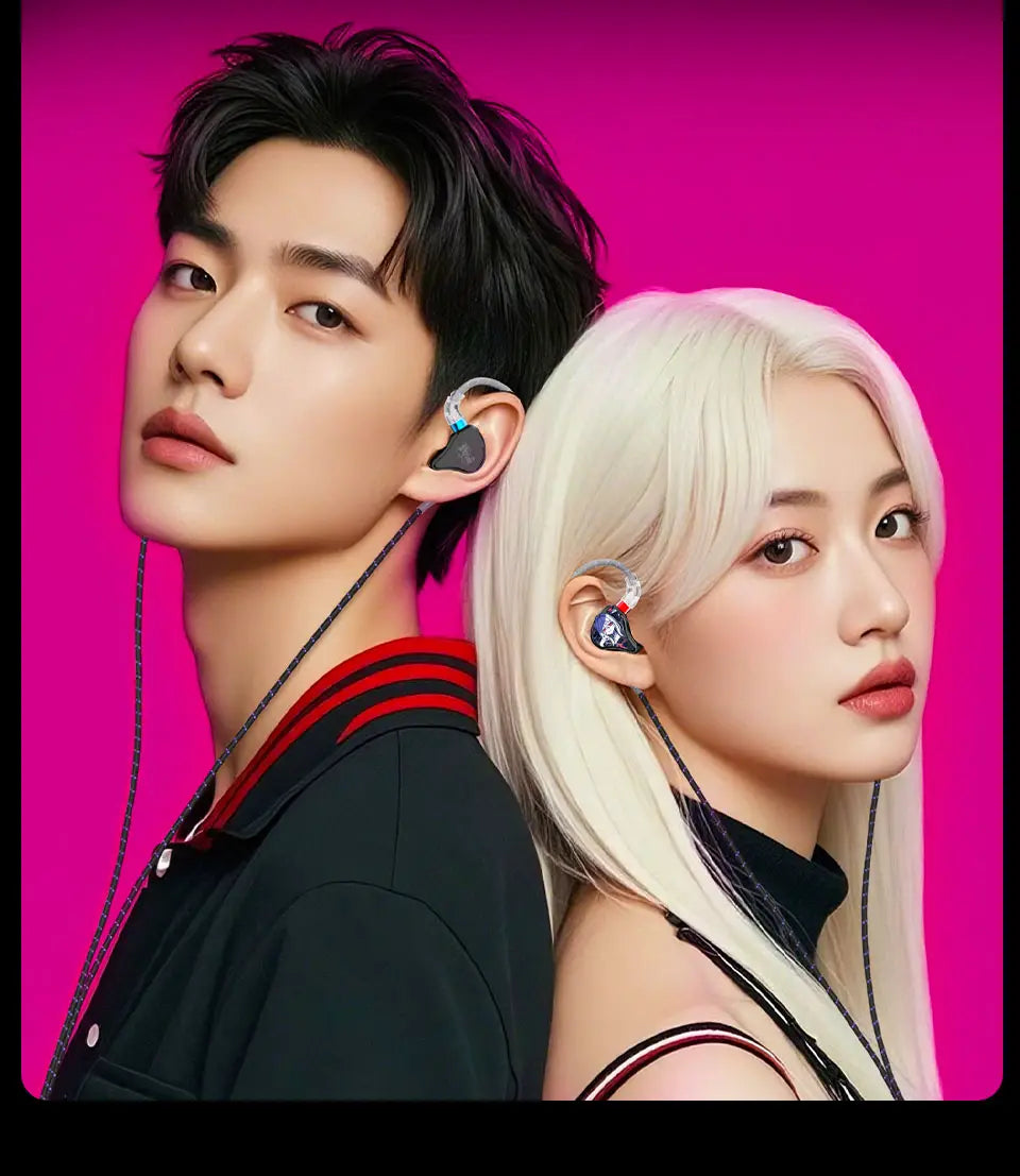 CVJ Vivian In Ear Earphones 10mm Dynamic Driver suitable for Music and Gaming 0.78mm Detachable Cable HiFi Sound Quality