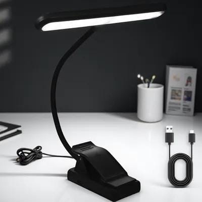 Music Stand Power Display Clip On Led Piano Lamp For Upright Piano Eye Protection Reading Usb Rechargeable Keyboard Light Book