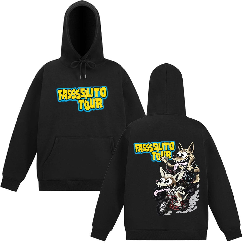 Rapper Lucho Rk La Pantera Ta Facil Album 2025 Fashion Print Hoodie Men Women Hip-hop Tracksuit Loose Casual Sportswear Fan Gift
