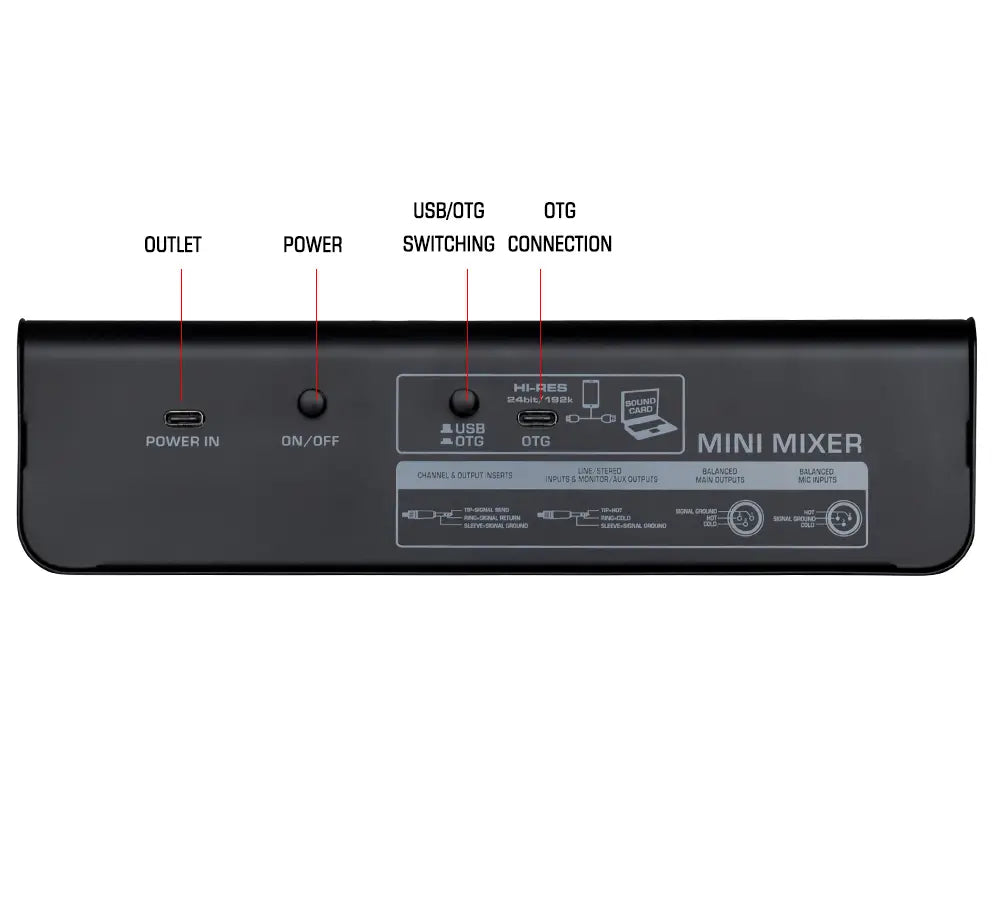 Professional DJ Party High Quality Music Recording Singing 6 Channel Audio Mixer Console