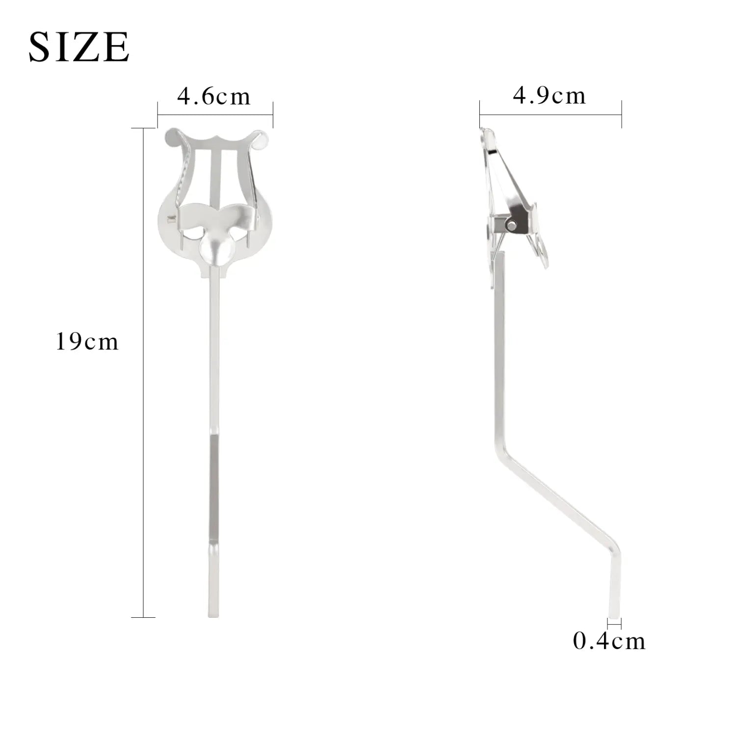 IRIN Music Stand Flute Trumpet Clarinet Winds Saxophone Baritone Portable Marching Sheet Music Stands Beginner Practice Parts