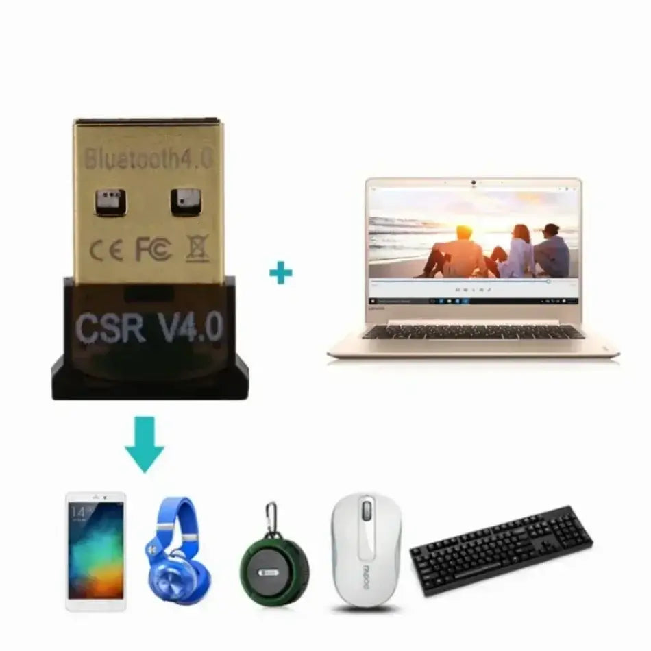 USB Bluetooth 5.3 Adapter Transmitter Receiver Bluetooth V5.1 Audio Bluetooth Dongle Wireless USB Adapter for PC Laptop Computer