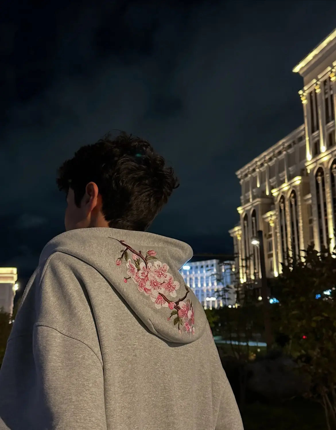 Y2K Vintage Oversized Cherry Blossom Embroidered Hooded Jacket Mens Womens Pink Zipper Coat Harajuku Hip Hop Graphic Streetwear
