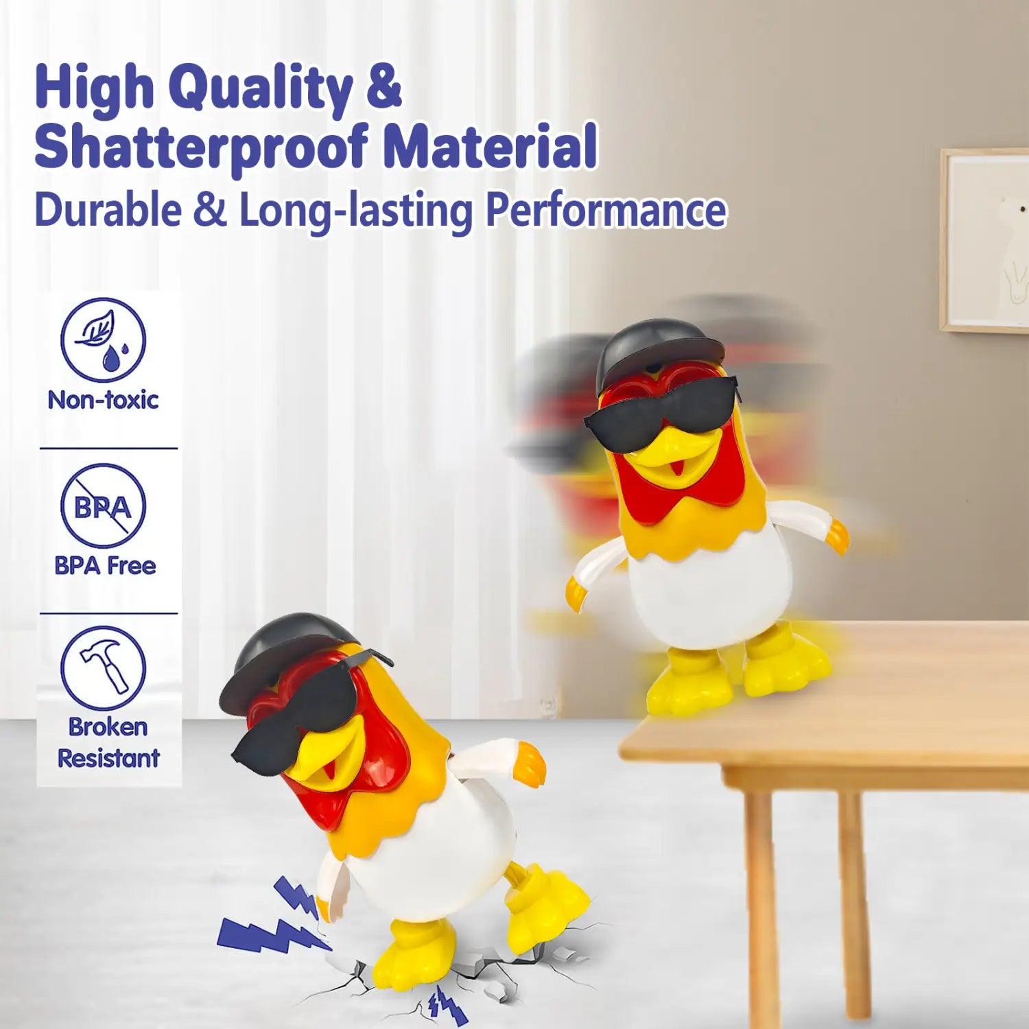 La Granja de Zenon Chicken Baby Toys Dancing Chicken Bartolito Children’s toys Musical Penguin Toys Birthday Gifts