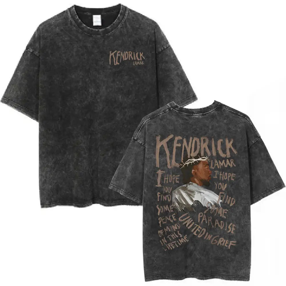 Rapper Kendrick Lamar To Pimp A Butterfly Graphic T Shirt Men’s Hip Hop Streetwear T-shirts Unisex Cotton Oversized Tee Shirts