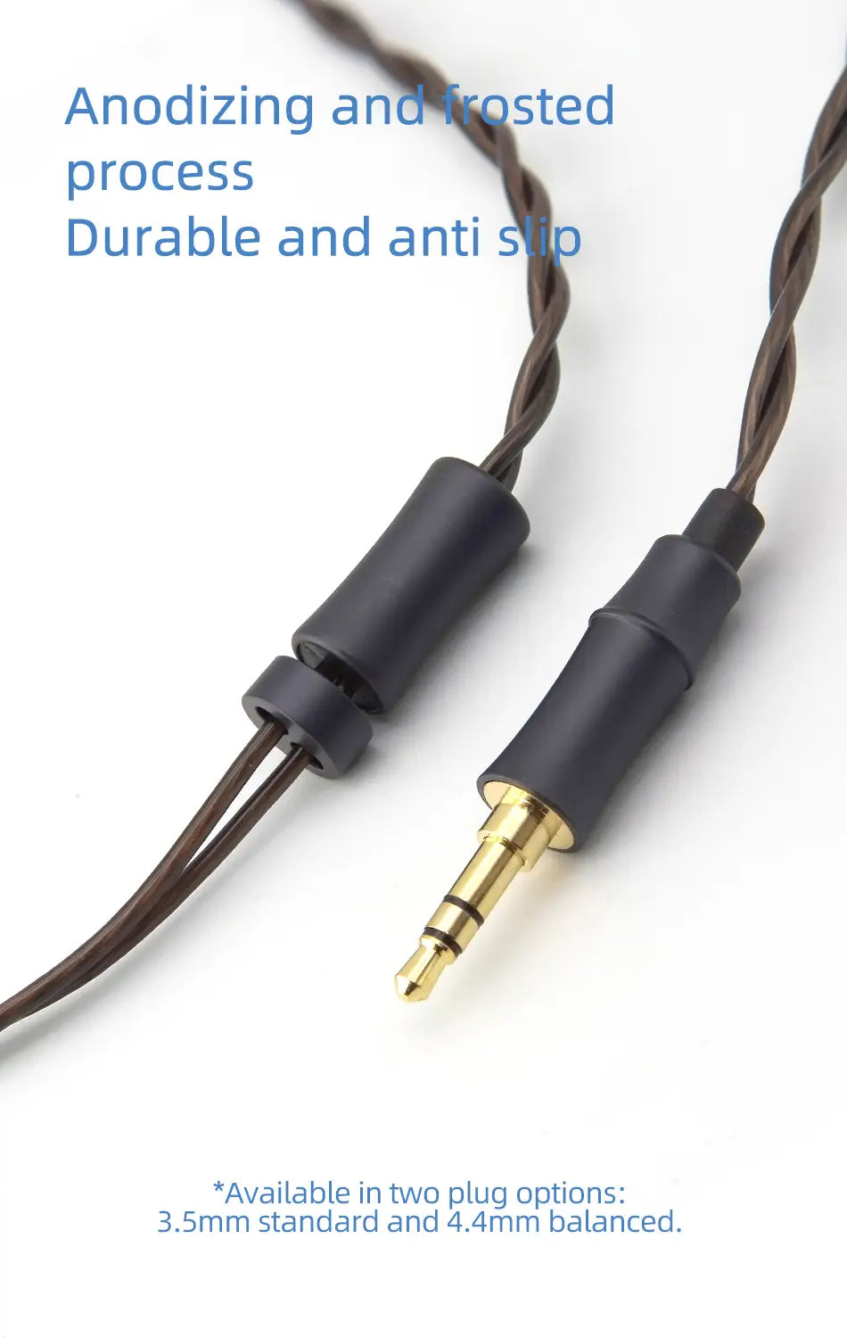 FAAEAL Rosemary Flat Head Earbuds 3.5mm Standard/4.4mm 2.5mm TRRS Balanced Earphones 150ohms HiFi Bass Music Headphones Headsets