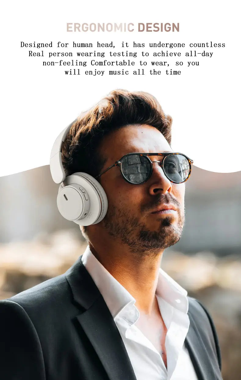 Wireless TV Headphones Bluetooth 5.0 USB Adaptor Stereo Headset Foldable Helmet Earbuds with Mic for Samsung TV PC Music