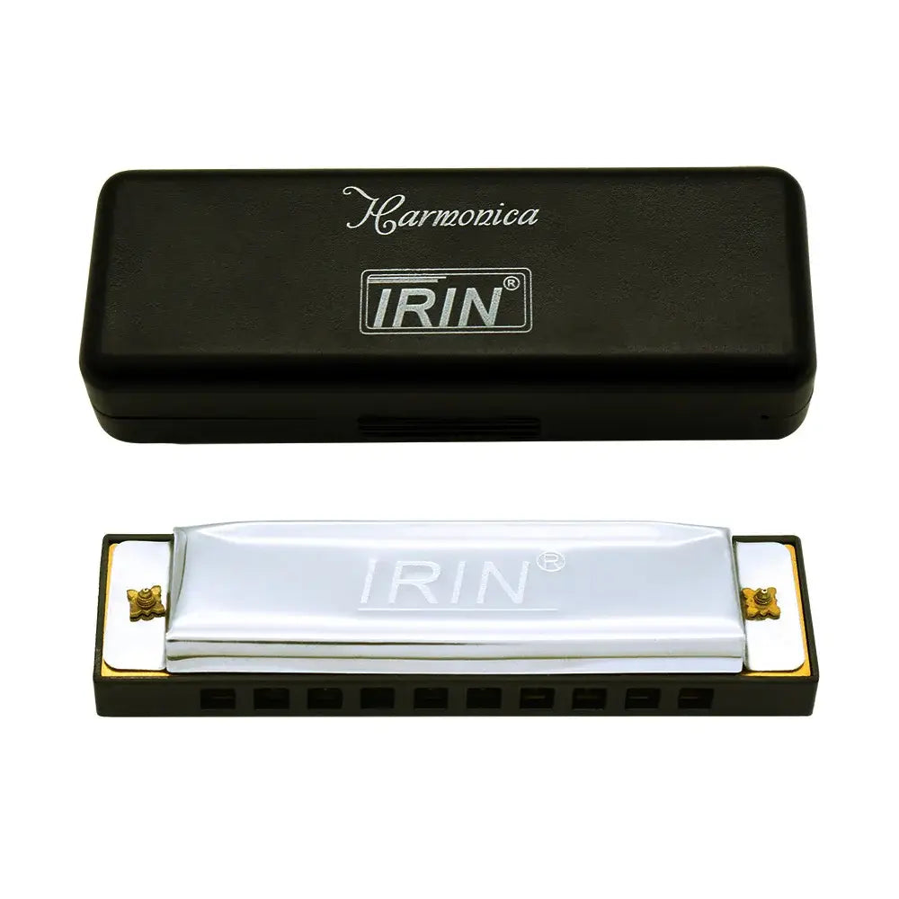 IRIN Harmonica 10 Hole 20 Tones Harmonica Mouth Organ Suitable For Music Enthusiasts Woodwind Instrument Harmonica Gifts