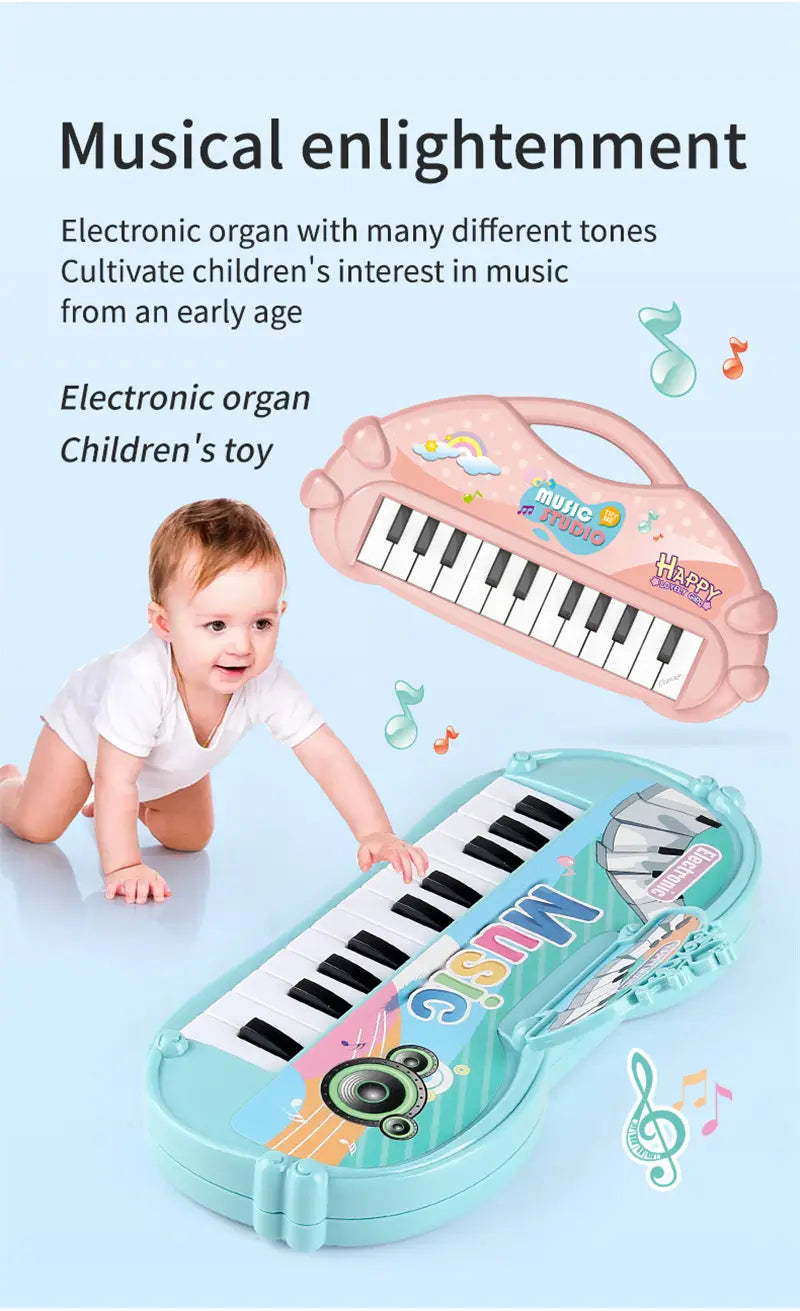 13 Keys Piano Musical Toy Sound Keyborad Electic Music Instrument Developmental Early Educational Toys For Kids Children Gifts