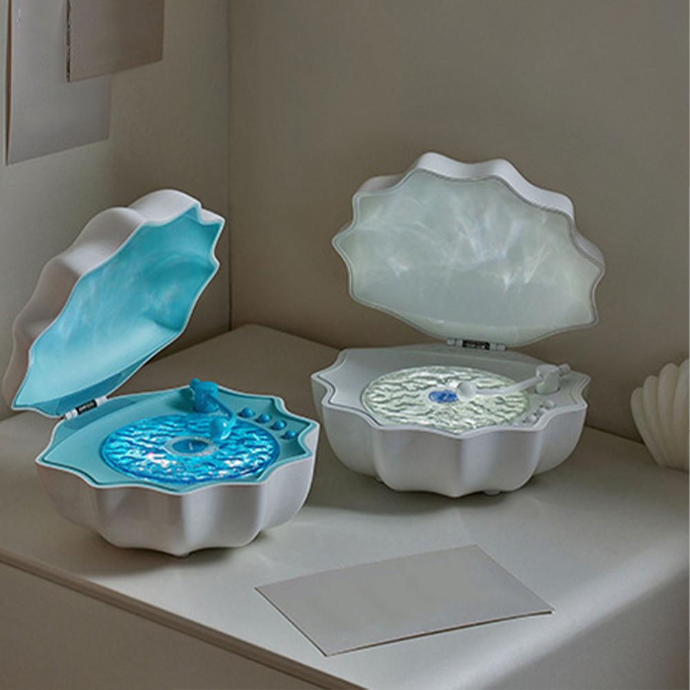Creative Shell Light Wireless Bluetooth Speaker High-quality Subwoofer Sleeping Desktop Ornaments Romantic Gift For Friends