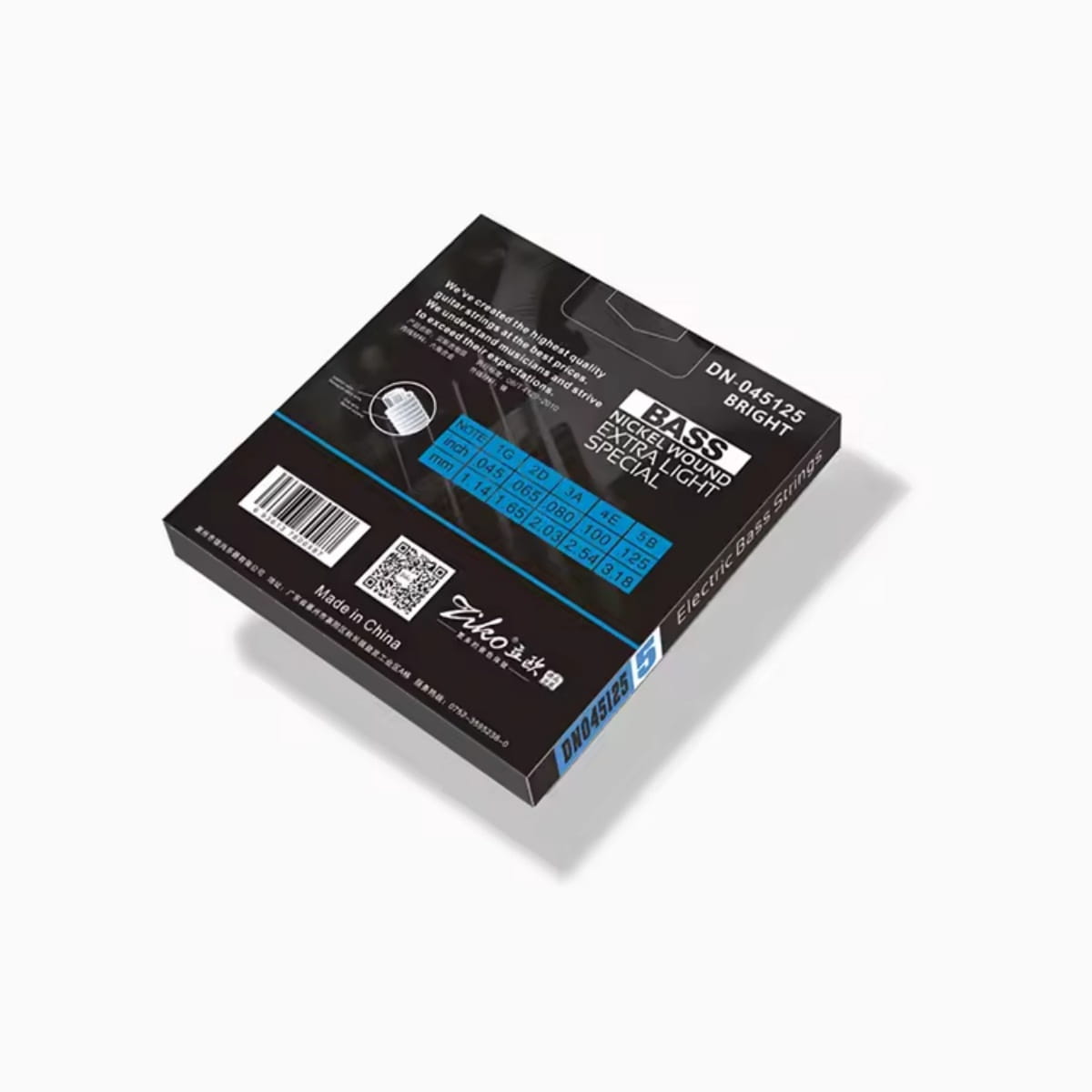 ZIKO Electric Bass Strings 4/5/6 String Bass/Hexagon Alloy Core and Nickel Wound/Guitar Bass Musical Instruments Accessories
