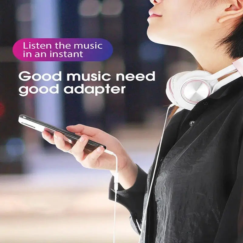 for Lighting Headphone Adapter for iPhone 11 12 13 14 Pro Max 12Mini SE 2020 XS XR X 8 7 + IOS To 3.5 Mm Jack AUX Audio Cable