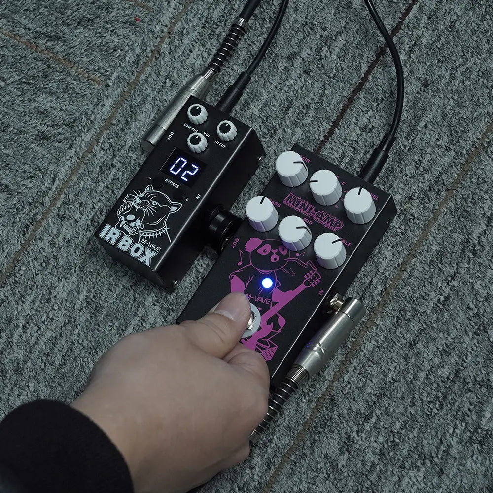 M-VAVE Guitar IR Box Effects Pedal with IR Cab Impulse Response Cabinets Speaker Simulator XLR Output Port 6.35mm Output/Input