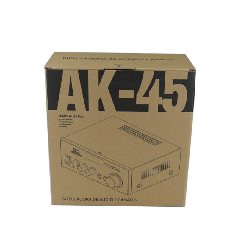 HiFi Digital Amplifier AK45 Bluetooth Amplify MP3 Channel 2.0 Surround Sound Amplifiers Support 90V-240V for Home Car MAX 350W*2