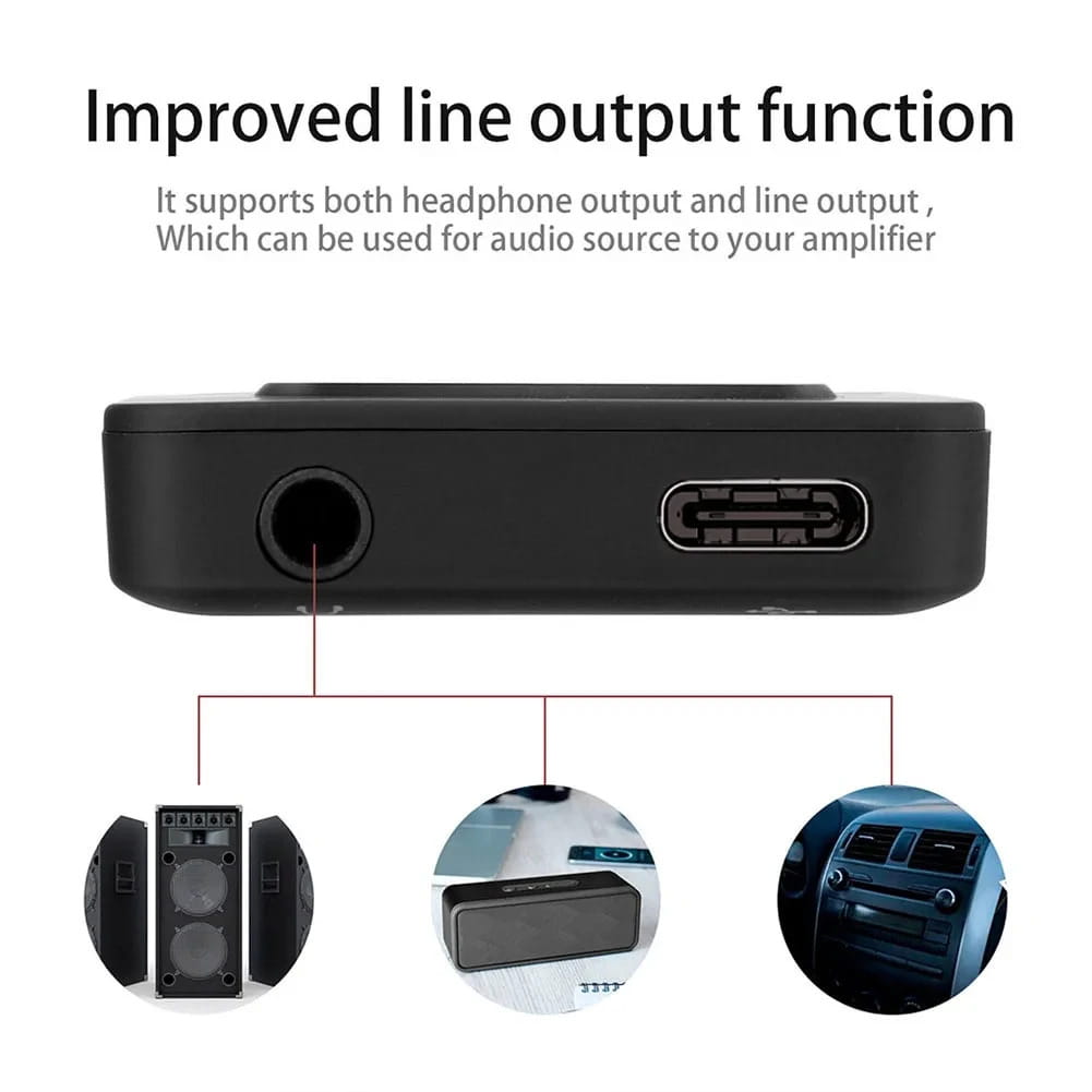 Bluetooth 5.0 MP4 MP3 Player Built-in Speaker Portable 1.8 inch Screen Music Player Support TF with FM Radio E-Book Recording