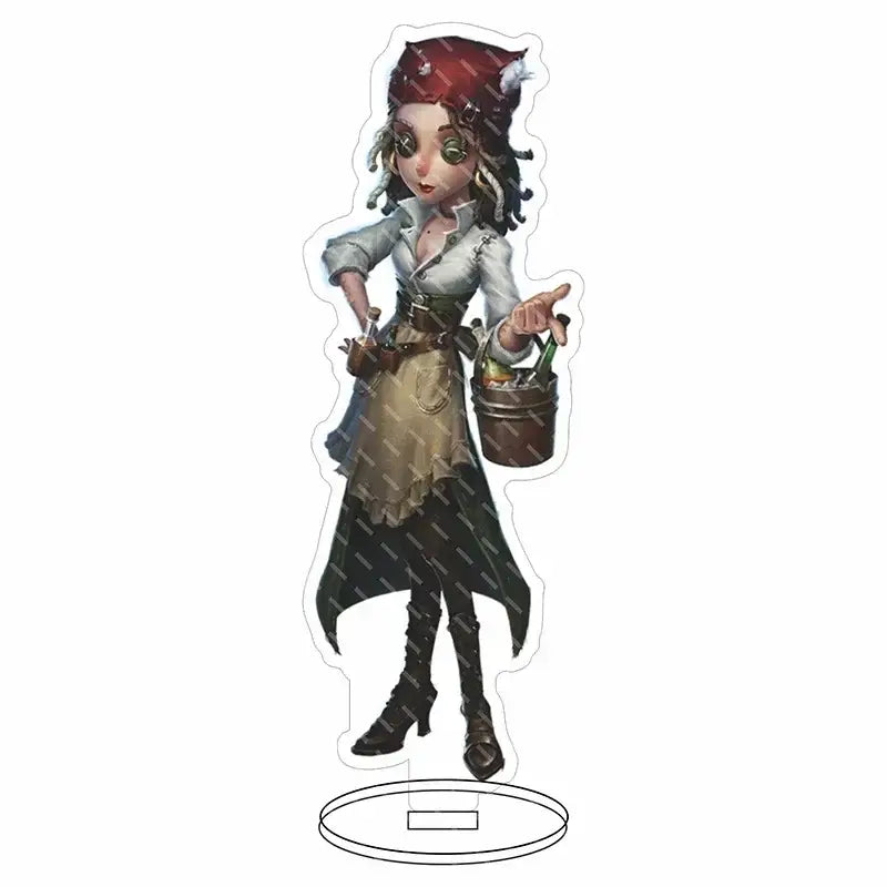 Hip Hop Anime Identity V DIY Stand Acrylic Game Figure Lucky Guy Reznik Emma Woods Helena Adams Model Plate Desk Decor Toy Doll