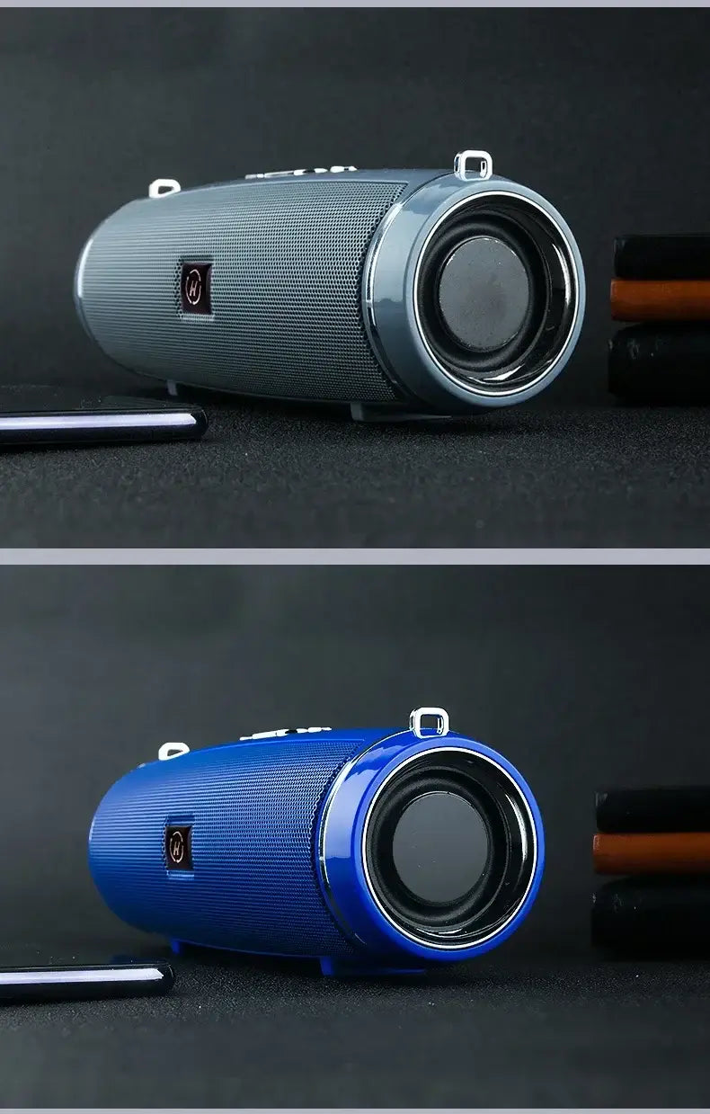 Portable outdoor stereo subwoofer 200W high-power MINI 2 wireless Bluetooth speaker supports TWS/FM/Voice Prom 3D surround sound