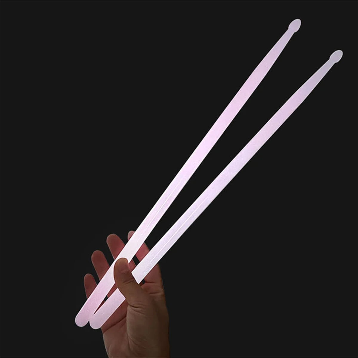 Miwayer Luminous Drum Stick Light Up Drum Sticks1Pair in The Dark Musical Instruments Stage Performance Fluorescent Drumsticks