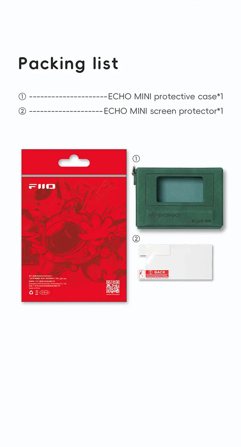 FiiO SNOWSKY SK-ECHO MINI Leather Case for ECHO MINI Music Player (not compatible with ECHO)