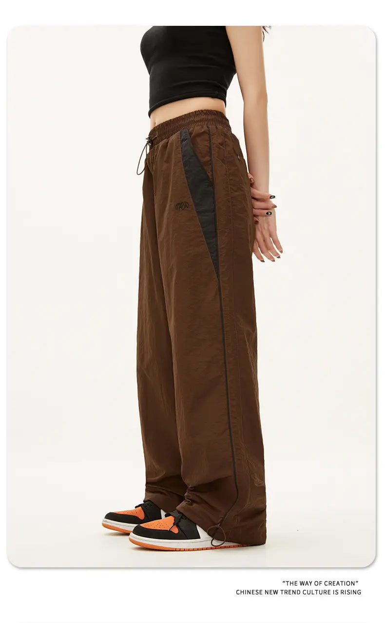 Women Casual Joggers Pants Fashion Streetwear Oversized Sports Wide Leg Pants Hip Hop Y2k Sweatpants High Waist Baggy Trousers