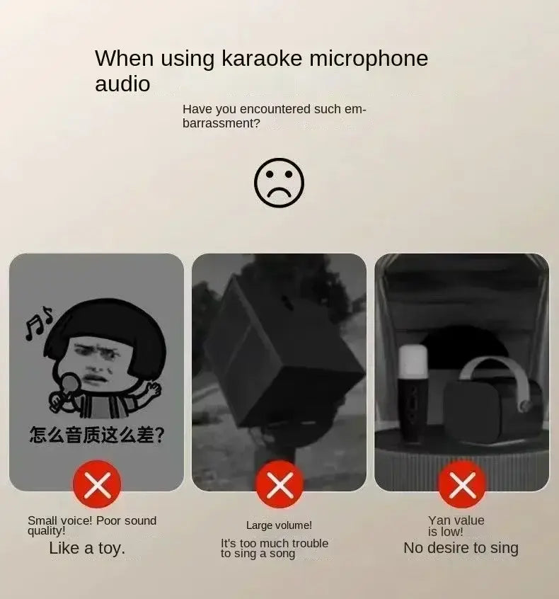 K12 Karaoke Machine With 2 Wireless Microphones,Portable Wireless RGB Lights Gift Speaker Set,Home Karaoke For Party Birthday