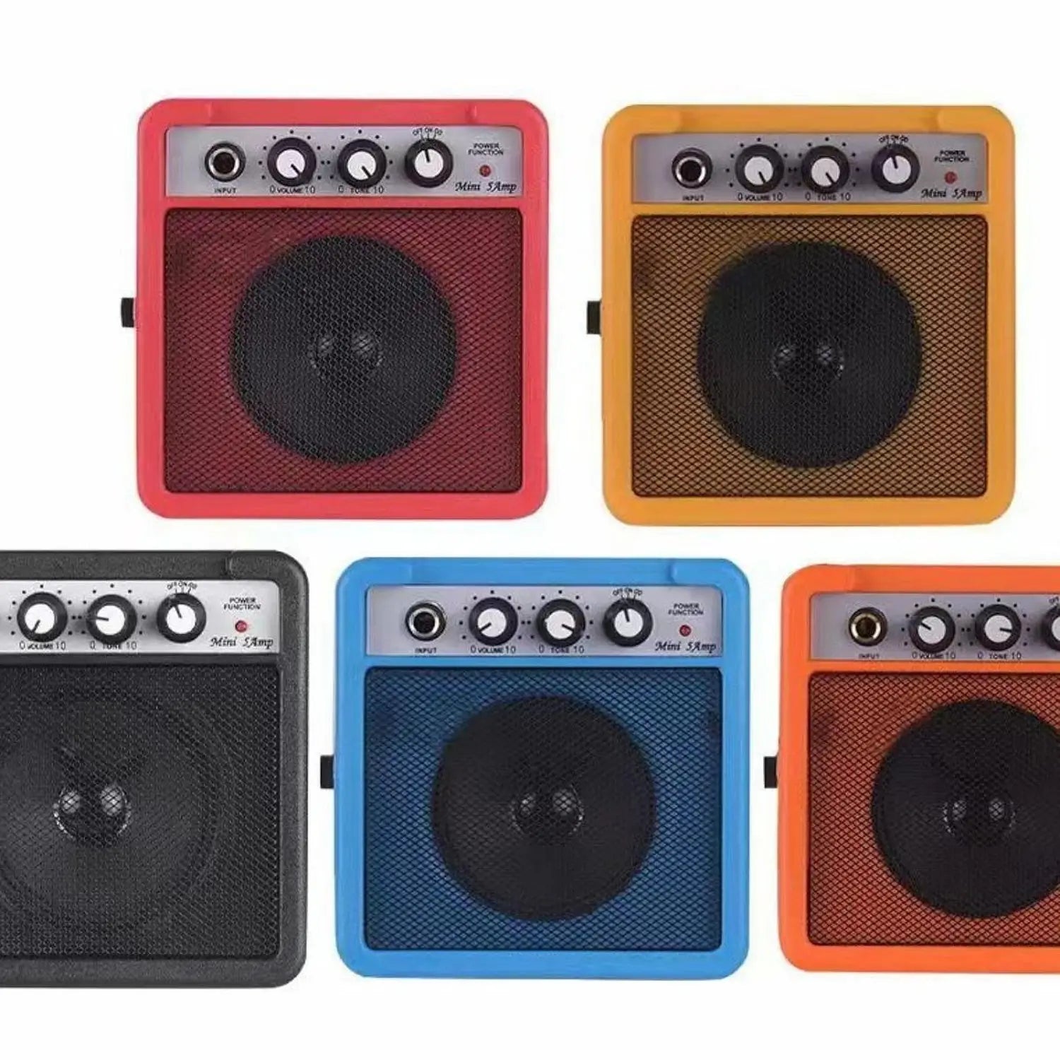Mini Guitar Amplifier 5W Small Speaker with Volume Control for Electric Guitar and Musical Instruments