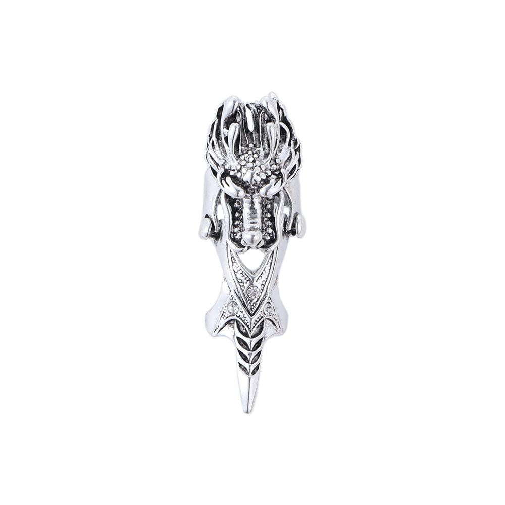 Hip Hop Punk Adjustable Finger Ring Skull Claw Ring Male Female Korean Style Ring Dragon Ring Knuckle Ring Fashion Jewelry
